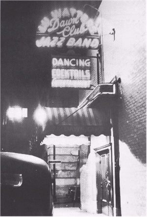 The Dawn Club neon sign