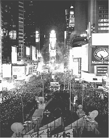 Times Square on New Year's Eve