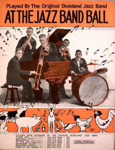 "At the Jazz Band Ball" sheet music, 1928