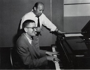 Sutton with Producer Milt Gabler, 1950